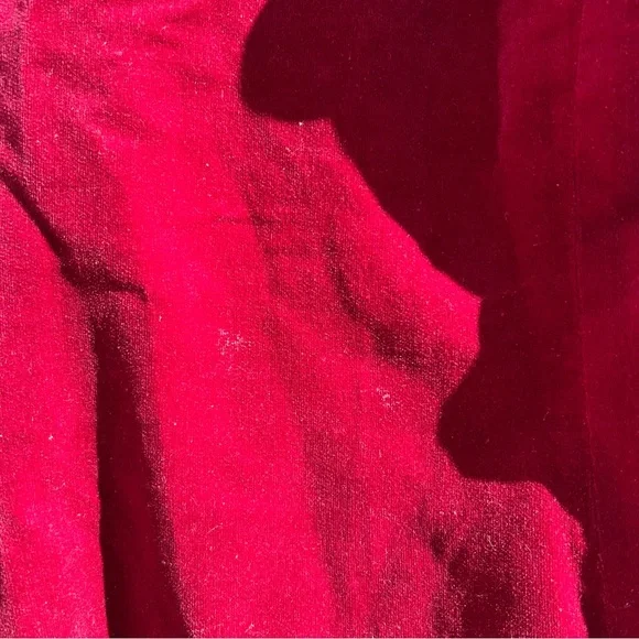 70s Maroon Velvet Slim Blazer - Picture 8 of 13